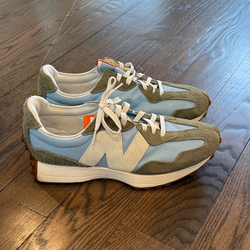 New Balance 327SC green blue vert bleu